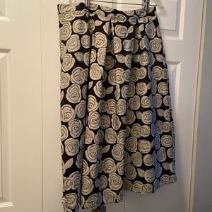 Who What Wear White Rose Skirt